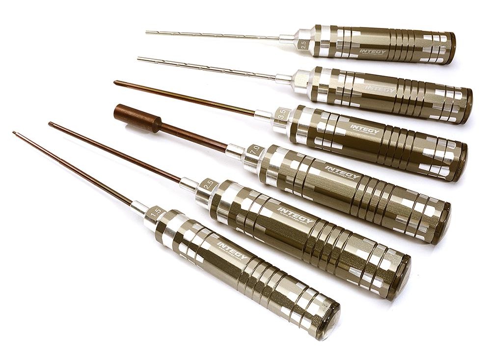 C28335GREY Race Edition Combo Size 6pcs Competition Tool Set for 1/10 Stampede & Slash 2WD - Image 1