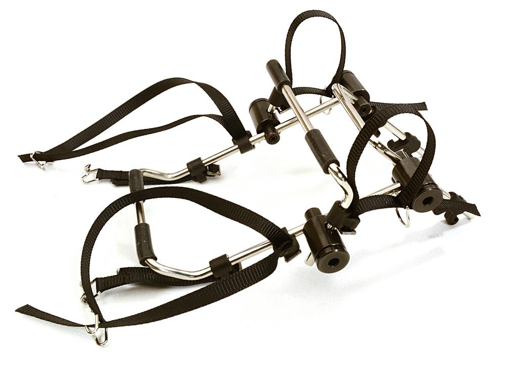 C28337 Realistic 1/10 Size Rear Mount 2-Bike Rack for R/C Truck Type Body - Image 1