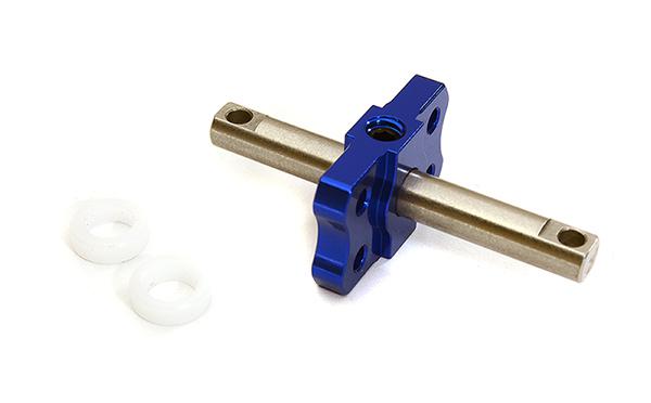 C28341BLUE Billet Machined Lock Diff Hub Spool for Traxxas 1/10 Bigfoot & Other 2WD Trucks - Image 1