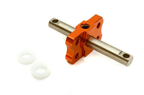 C28341ORANGE Billet Machined Lock Diff Hub Spool for Traxxas 1/10 Bigfoot & Other 2WD Trucks - Image 1