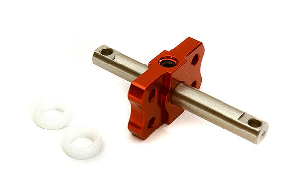 C28341RED Billet Machined Lock Diff Hub Spool for Traxxas 1/10 Bigfoot & Other 2WD Trucks - Image 1