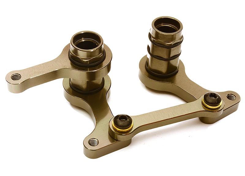 C28342GREY Steering Bellcrank Set for Traxxas 1/10 Bandit, Slash 2WD & F-150 Raptor 3743 - Image 1