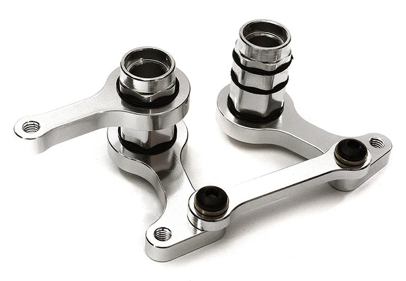 C28342SILVER Steering Bellcrank Set for Traxxas 1/10 Bandit, Slash 2WD & F-150 Raptor 3743 - Image 1
