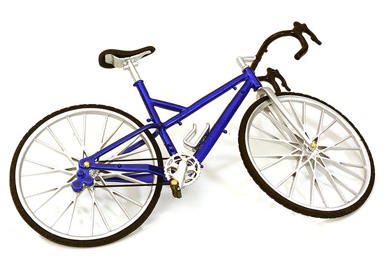 C28344 Realistic Alloy Machined Road Bicycle for 1/10 Size R/C Model 167x40x102mm - Image 1