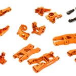 Orange Billet Machined Suspension Conversion Upgrade for Traxxas 1/10 4-Tec 2.0