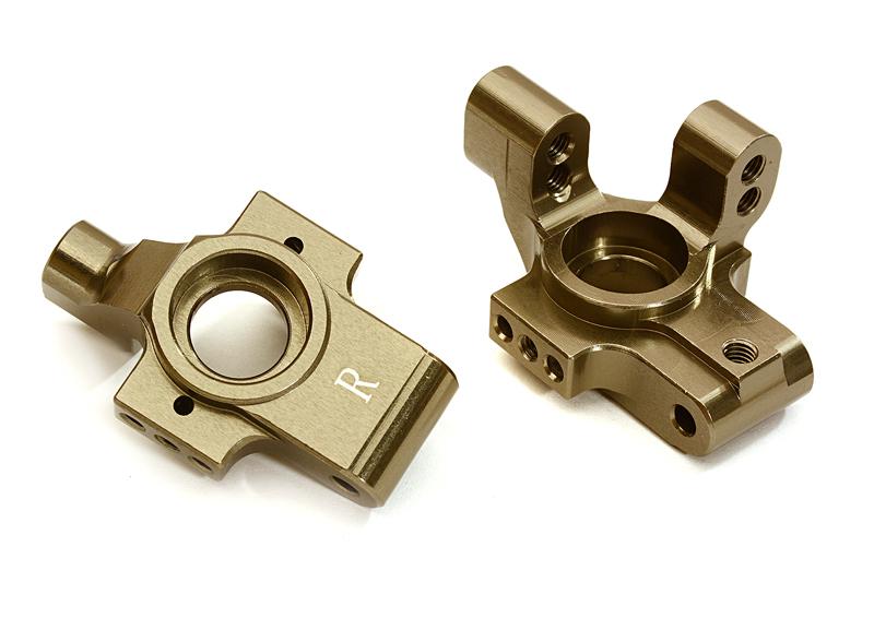 C28349GREY Billet Machined Rear Hub Carriers for Traxxas 1/10 4-Tec 2.0 - Image 1