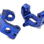 Billet Machined Blue Caster Blocks for Traxxas 1/10 4-Tec 2.0