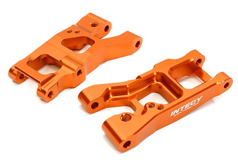 C28351ORANGE Billet Machined Rear Suspension Arms for Traxxas 1/10 4-Tec 2.0 - Image 1