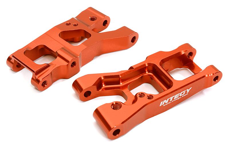 C28351RED Billet Machined Rear Suspension Arms for Traxxas 1/10 4-Tec 2.0 - Image 1