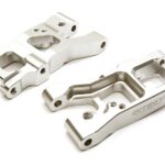 Billet Machined Silver Rear Suspension Arms for Traxxas 1/10 4-Tec 2.0