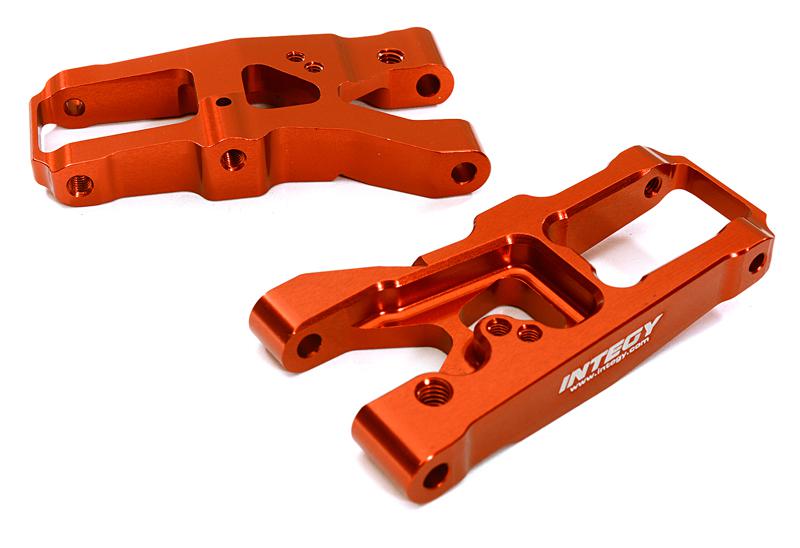 C28354RED Billet Machined Front Suspension Arms for Traxxas 1/10 4-Tec 2.0 - Image 1