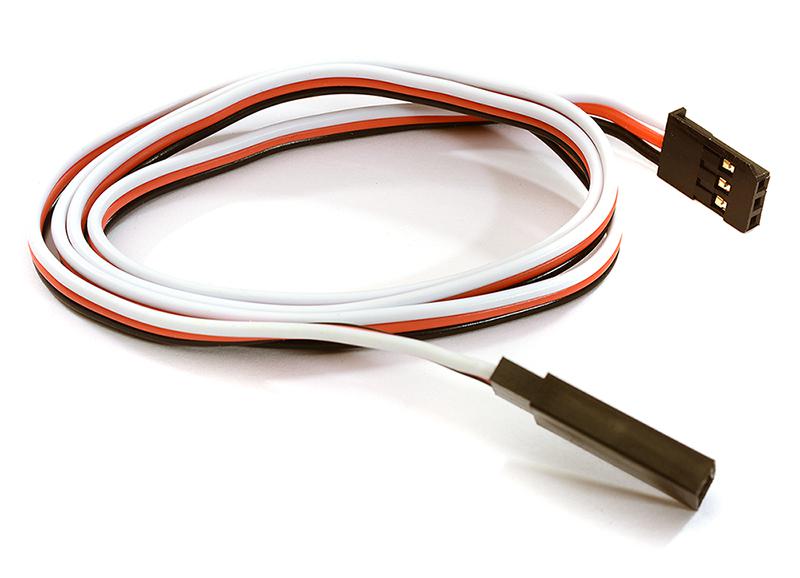 C28359 RX-Futaba Type Extension 600mm 22AWG Servo Wire - Image 1