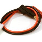 Tamiya Type Charge Cable 14AWG 30cm Wire Harness w/ Banana Plugs Charging Jack
