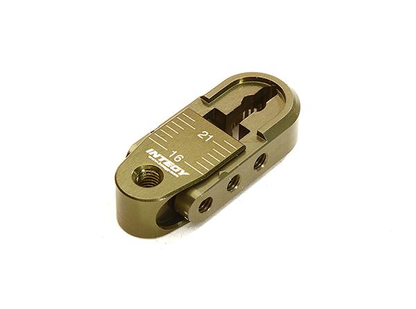 C28401GUN Alloy Adjustable length Steering Servo Horn 25T for Traxxas TRX-4 (r=16-21mm) - Image 1