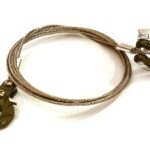 Realistic 1/10 Scale Steel Tow Cable, D-Ring & Tow Hooks for Off-Road Crawler