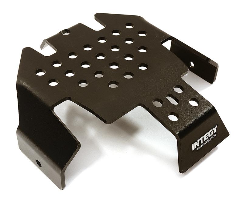 C28415BLACK Alloy Center Skid Plate for Traxxas TRX-4 Scale & Trail Crawler - Image 1
