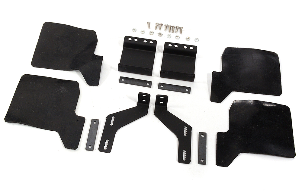 C28419 Off-Road Mud Flaps Dirt Guards for Traxxas TRX-4 Scale & Trail Crawler - Image 1
