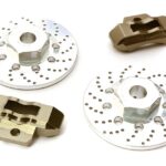 Realistic Alloy Rear Brake Disc (2) for Traxxas 1/10 4-Tec 2.0