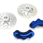 Realistic Alloy Front Brake Disc (2) for Traxxas 1/10 4-Tec 2.0