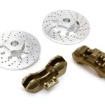 Realistic Alloy Front Brake Disc (2) for Traxxas 1/10 4-Tec 2.0