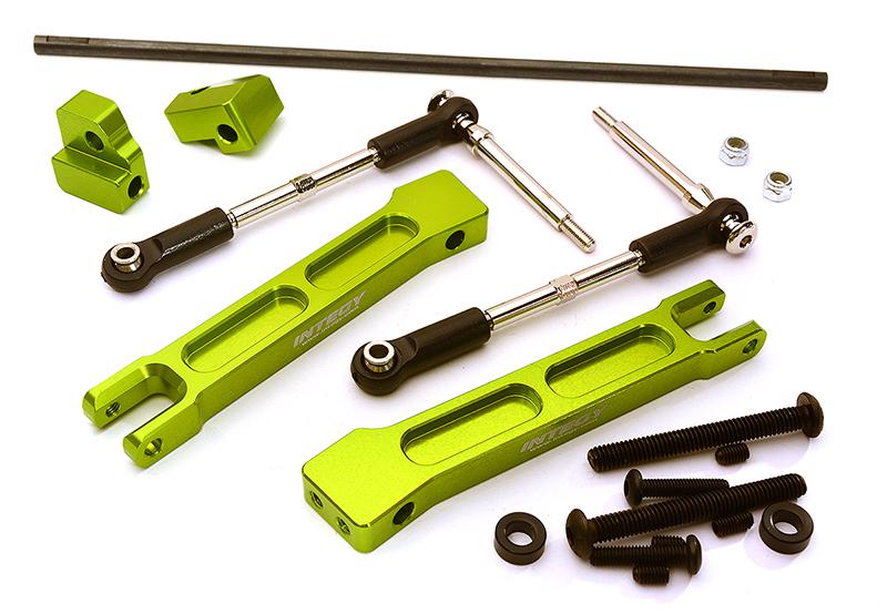 C28433GREEN Rear Sway Bar Anti-Roll Bar Set for Traxxas X-Maxx 4X4 - Image 1