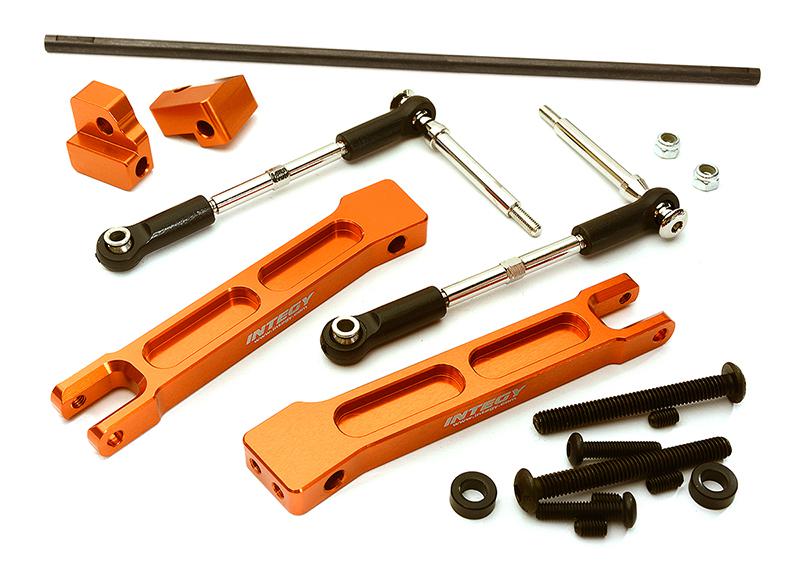 C28433ORANGE Rear Sway Bar Anti-Roll Bar Set for Traxxas X-Maxx 4X4 - Image 1