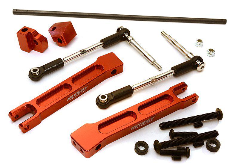 C28433RED Rear Sway Bar Anti-Roll Bar Set for Traxxas X-Maxx 4X4 - Image 1