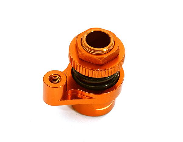 C28434ORANGE Billet Machined Alloy Steering Servo Adjustable Saver for Traxxas 1/10 4-Tec 2.0 - Image 1