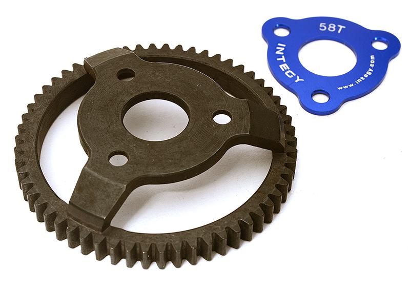 C28445BLUE 0.8M 32P 58T Spur Gear for Stampede 2WD, Rustler 2WD, Slash 2WD & Bigfoot 4690 - Image 1