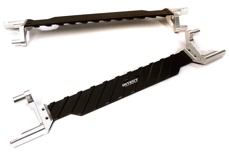 C28456SILVER Silver Alloy Machined Battery Hold-Down Plate for Traxxas X-Maxx 4X4 7719 - Image 1