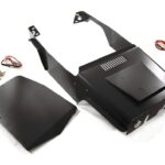 Black Aluminum Alloy Body Panel Upgrade Kit for Axial 1/10 Wraith 2.2 Rock Racer