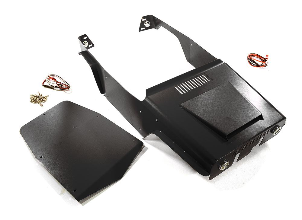 C28472BLACK Black Aluminum Alloy Body Panel Upgrade Kit for Axial 1/10 Wraith 2.2 Rock Racer - Image 1