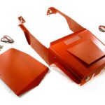 Red Aluminum Alloy Body Panel Upgrade Kit for Axial 1/10 Wraith 2.2 Rock Racer