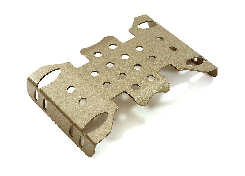 C28473GUN Metal Protection Center Skid Plate for Axial 1/10 SCX10 II Off-Road - Image 1