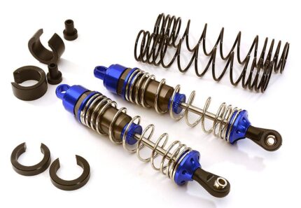 Machined 90mm Front Alloy Shocks for Traxxas 1/10 Stampede, Rustler & Slash