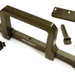 Realistic Front Alloy Bumper w/ Motorized Winch Mount for Traxxas TRX-4 Defender