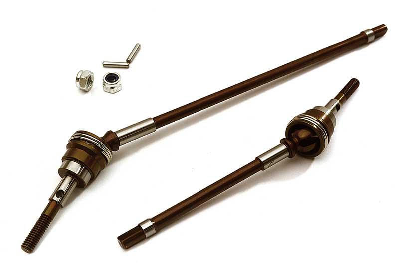 C28500 Billet Machined Front Drive Shaft Set for 1/10 Wraith 2.2 & RR10 Bomber - Image 1