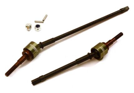 Billet Machined Front Drive Shaft Set for Axial 1/10 Wraith 2.2 & RR10 Bomber