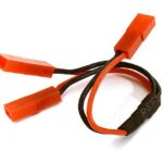 Y-Type 1-to-2 JST 2 Pin Plug Wire Harness Conversion for Traxxas ESC/Fan 150mm