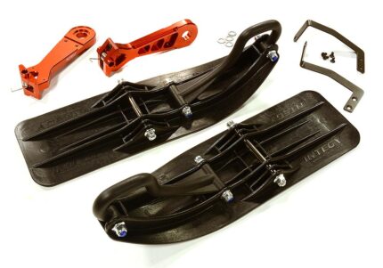 Front Sled Ski Attachment Set for Traxxas X-Maxx (for RWD Operation)
