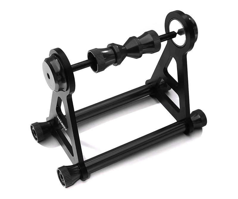 C28558BLACK Magnetic Type Tire Balancer for RC (5mm Shaft Size, Tire 148mm O.D. Max) - Image 1