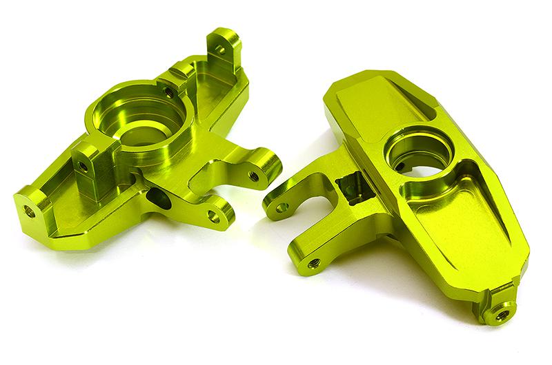 C28560GREEN Billet Machined Steering Blocks for Traxxas 1/7 Unlimited Desert Racer 8552 - Image 1