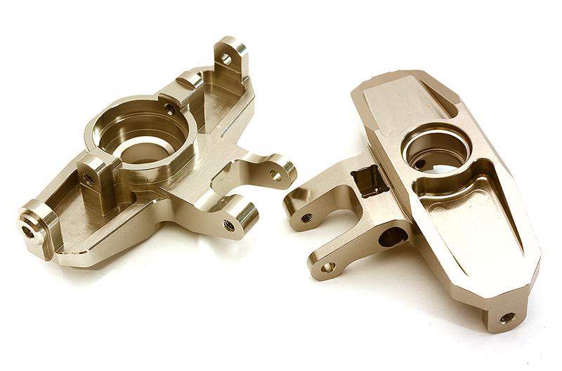 C28560GREY Billet Machined Steering Blocks for Traxxas 1/7 Unlimited Desert Racer 8552 - Image 1