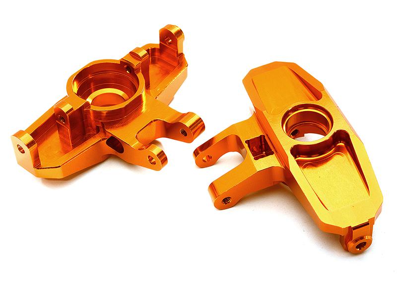 C28560ORANGE Billet Machined Steering Blocks for Traxxas 1/7 Unlimited Desert Racer 8552 - Image 1