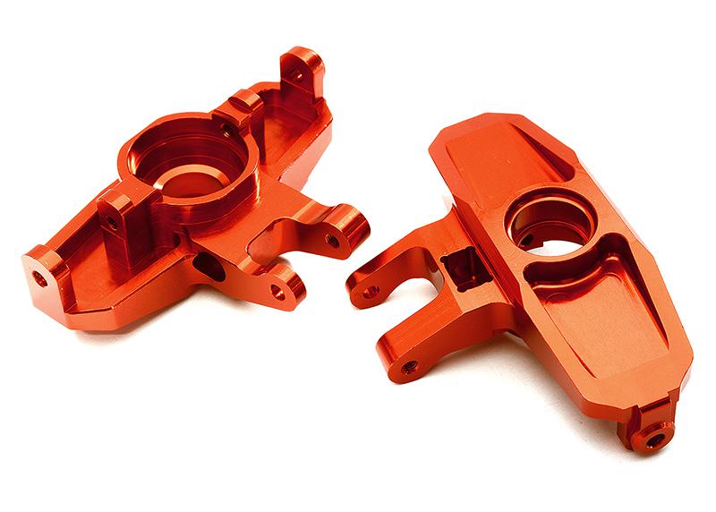 C28560RED Billet Machined Steering Blocks for Traxxas 1/7 Unlimited Desert Racer 8552 - Image 1