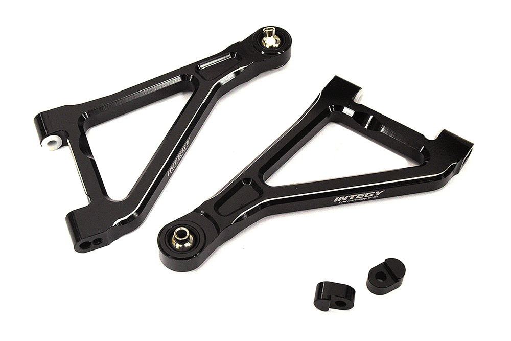 C28561BLACK Billet Machined Front Upper Arms for Traxxas 1/7 Unlimited Desert Racer 8531 - Image 1