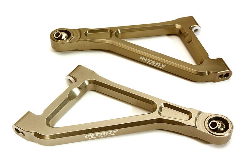C28561GREY Billet Machined Front Upper Arms for Traxxas 1/7 Unlimited Desert Racer 8531 - Image 1