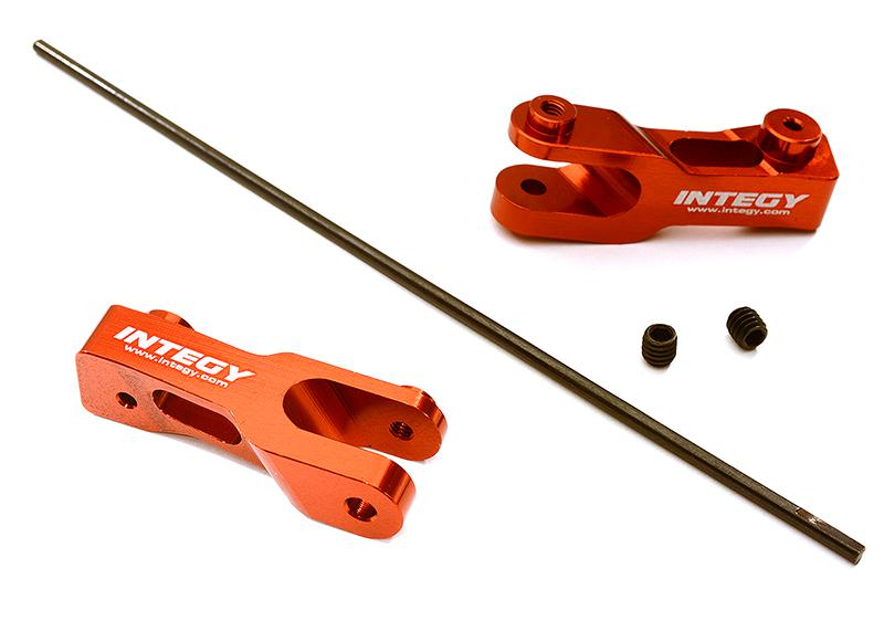 C28563RED Front Red Anti-Roll Sway Bar Set for 1/7 Unlimited Desert Racer RC Truck - Image 1