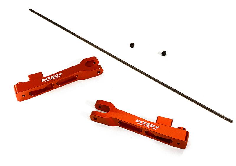 C28564RED Rear Anti-Roll Sway Bar Set for Traxxas 1/7 Unlimited Desert Racer 8598 - Image 1