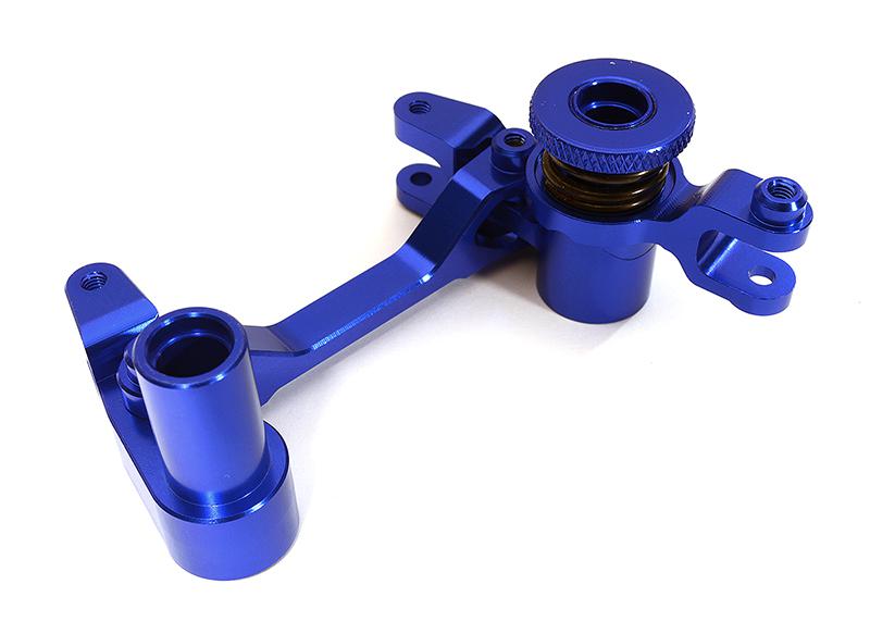 C28566BLUE Billet Machined Steering Bellcrank for Traxxas 1/7 Unlimited Desert Racer 8543 - Image 1